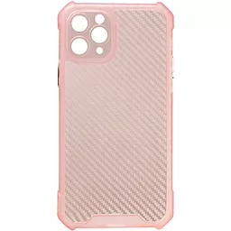 Чохол Epik Ease Carbon color series для Apple iPhone 11 Pro Max (6.5")  Pink / Transparent