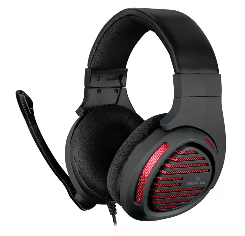 Навушники REAL-EL GDX-7880 Black - фото 1