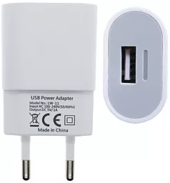 Сетевое зарядное устройство iZi LW-11 + L-18 micro USB Cable White - миниатюра 2