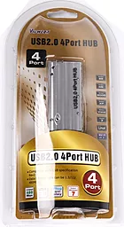 USB хаб Viewcon VE099 4 Ports USB2.0 White - миниатюра 3
