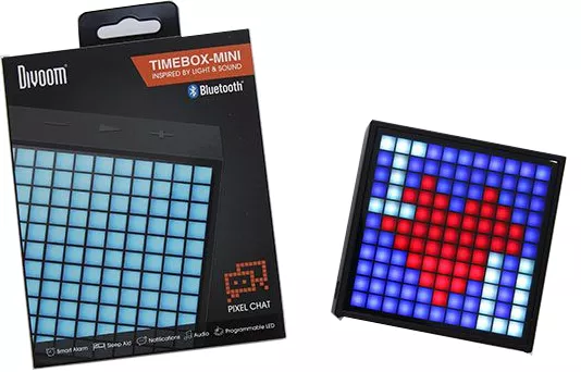 Колонки акустические Divoom Timebox Mini Red - фото 4