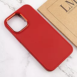 Чехол Epik TPU Bonbon Metal Style для Apple iPhone 13 Pro (6.1") Красный / Red - миниатюра 4