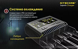 Зарядний пристрій Nitecore SC4 з LED дисплеєм - мініатюра 17