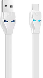 Кабель Hoco U14 Steel man USB-A - Type-C 12w 2.4a 1.2м cable White - фото Кабель Hoco U14 Steel man USB-A - Type-C 12w 2.4a 1.2м cable White