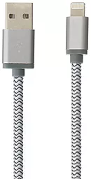 Кабель LDNio LS17 USB-A - Lightning 12w 2.4a 2м cable Grey - фото Кабель LDNio LS17 USB-A - Lightning 12w 2.4a 2м cable Grey