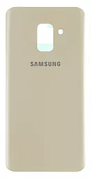 Задняя крышка корпуса Samsung Galaxy A8 2018 A530F Gold - фото Задняя крышка корпуса Samsung Galaxy A8 2018 A530F Gold