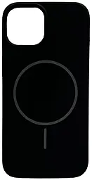{"ru": "Чехол", "uk": "Чохол"} Silicone Case Full Fine Ring MagSafe для Apple iPhone 14  Black