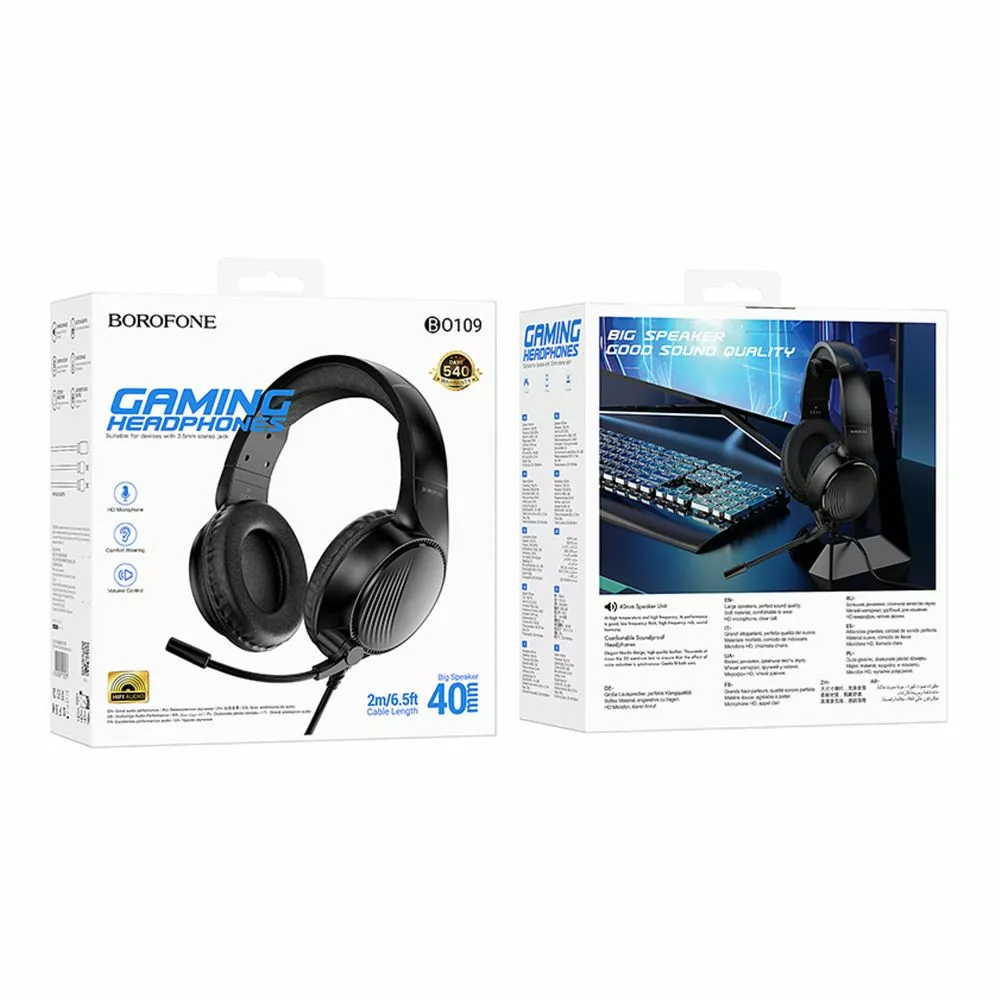 Навушники Borofone BO109 Black - фото 7