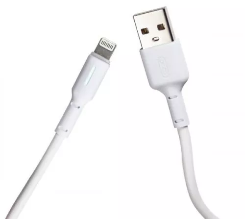 Кабель XO NB112 USB-A - Lightning 12w 3a 1м cable White - фото 2