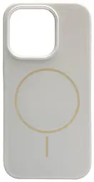 Чехол Silicone Case Full Fine Ring MagSafe для Apple iPhone 14 Pro White - фото Чехол Silicone Case Full Fine Ring MagSafe для Apple iPhone 14 Pro White