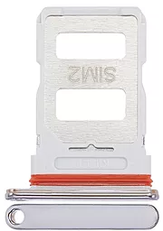 Держатель (лоток) Сим карты Xiaomi Poco F3 Dual SIM Arctic White - фото Держатель (лоток) Сим карты Xiaomi Poco F3 Dual SIM Arctic White
