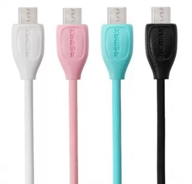 Кабель Remax Lesu USB-A - micro USB 12w 2.4a 1м cable Blue (RC-050m) - фото 2