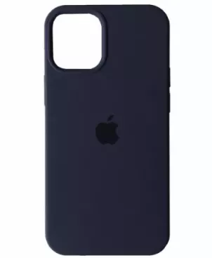 Чехол Silicone Case Full для Apple iPhone 12 Pro Max Midnight Blue - фото 1