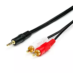 Аудио кабель Atcom Aux mini Jack 3.5 mm - 2хRCA M/M Cable 5 м чёрный