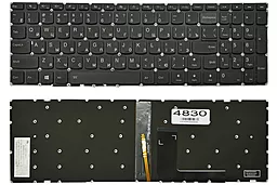 Клавиатура для ноутбука Lenovo 310-15ABR 310-15IAP 310-15IKB 310-15ISK 510-15IKB 510-15ISK без рамки Прямой Enter подсветка черная