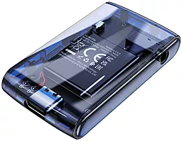 Блютуз-адаптер Hoco E66 Transparent Discovery Edition AUX BT Receiver Dark blue - мініатюра 3 Блютуз-адаптер Hoco E66 Transparent Discovery Edition AUX BT Receiver Dark blue - мініатюра 3