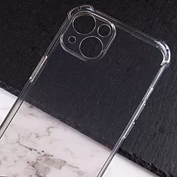 Чехол GETMAN Ease logo для Apple iPhone 14 Plus (6.7") Серый (прозрачный) - миниатюра 5