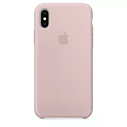 Чехол Silicone Case для Apple iPhone XS Max Pink Sand