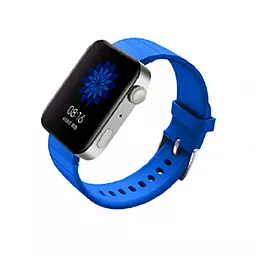 Сменный ремешок для умных часов Xiaomi Mi Watch/Haylou LS02/Amazfit Bip/Bip S/Bip Lite/Bip S Lite/Bip U/Amazfit GTS/GTS 2/GTR 42mm (704508) Blue - миниатюра 2