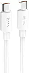 Кабель Hoco X96 USB Type-C - Type-C 100w 5a 1м PD cable White - фото Кабель Hoco X96 USB Type-C - Type-C 100w 5a 1м PD cable White