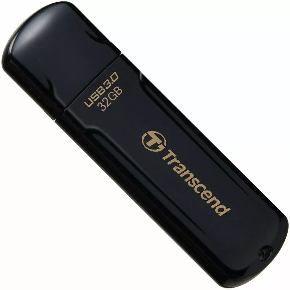 Флешка Transcend JetFlash 700 32Gb (TS32GJF700) Black - фото 1