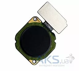 Шлейф Huawei Enjoy 7s / P Smart (FIG-L31/FIG-LX1) со сканером отпечатка пальца, Original Black