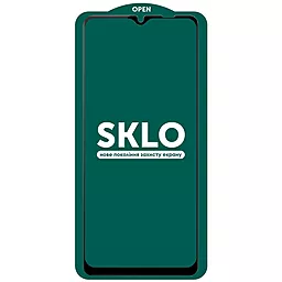 Защитное стекло SKLO 5D Full Glue для Samsung Galaxy A12, M12, A02s, M02s, A02, M02 Black (тех.пак)