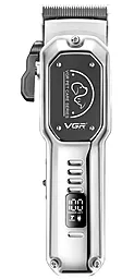 Акумуляторна машинка для стрижки тварин VGR V-201, 4 насадки, LED display