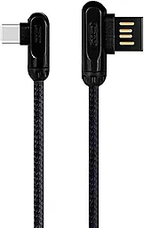 USB Кабель XO NB28 2.4A USB Type-C L-Type Cable Black