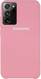 Чехол Epik Silicone Cover (AAA) Samsung N985 Galaxy Note 20 Ultra Pink