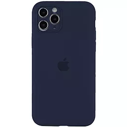 Чохол Silicone Case Full Camera для Apple iPhone 12 Pro Midnight Blue
