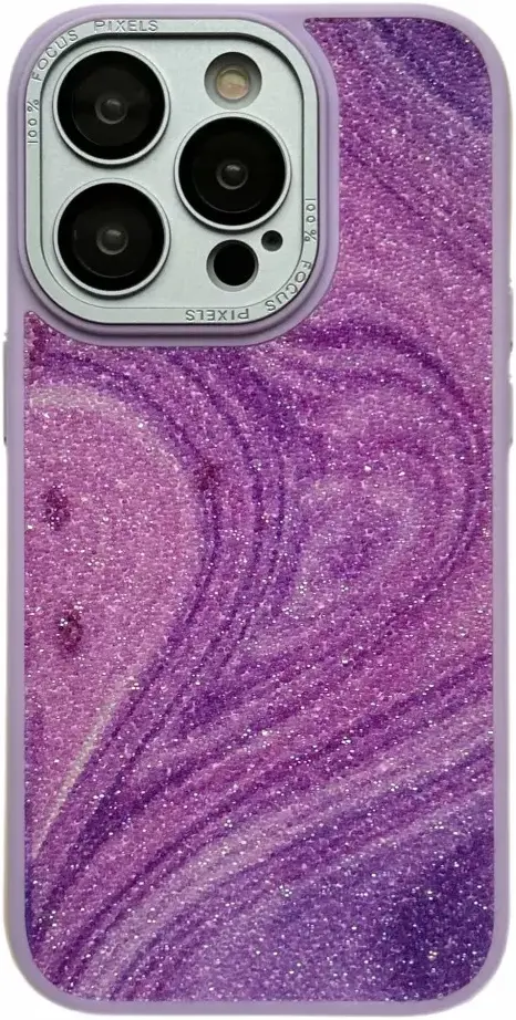 Чехол 1TOUCH Glitter Marble Case для Apple iPhone 13 Pro Lilac - фото 1
