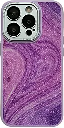 Чехол 1TOUCH Glitter Marble Case для Apple iPhone 13 Pro Lilac - фото Чехол 1TOUCH Glitter Marble Case для Apple iPhone 13 Pro Lilac