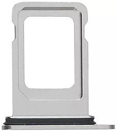Держатель (лоток) Сим карты Apple iPhone 14 / iPhone 14 Plus Single SIM Starlight - фото Держатель (лоток) Сим карты Apple iPhone 14 / iPhone 14 Plus Single SIM Starlight