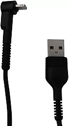 USB Кабель XO NB100 Lightning L-Type Cable Black