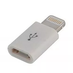 Адаптер-перехідник Lapara M-F Lightning -> micro USB White