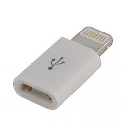 Адаптер-переходник Lapara M-F Lightning -> micro USB White - фото Адаптер-переходник Lapara M-F Lightning -> micro USB White