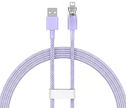 Кабель Baseus Explorer Series USB-A - Lightning 12w 2.4a 1м cable purple (CATS010005)
