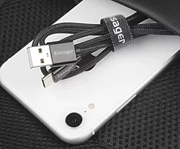Органайзер для кабелей Essager Cable Organizer Earphone Cord Management Holder Clip 30 шт Black (EXD-KBD01) - миниатюра 9
