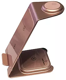 Беспроводная док-станция EasyLife Y93 Ultra-Thin 3-in-1 15w wireless charger pink - фото Беспроводная док-станция EasyLife Y93 Ultra-Thin 3-in-1 15w wireless charger pink