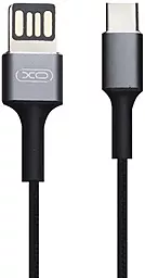 Кабель XO NB116 USB-A - Type-C 12w 2.4a 1м cable Black - фото Кабель XO NB116 USB-A - Type-C 12w 2.4a 1м cable Black