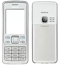 Корпус Nokia 6300 с клавиатурой White