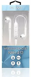 Навушники Nomi Bluetooth NBH-412 White - мініатюра 3