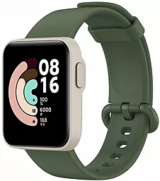 Сменный ремешок для умных часов Xiaomi Mi Watch Lite / Watch 2 / Watch 2 Lite (707645) Dark Green