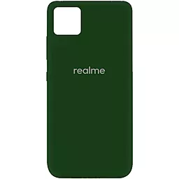 Чохол Epik Silicone Cover My Color Full Protective (A) Realme C11  Dark green