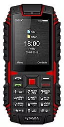 Мобильный телефон Sigma Х-treme DT68 Dual Sim Black/Red (4827798337721) - фото Мобильный телефон Sigma Х-treme DT68 Dual Sim Black/Red (4827798337721)