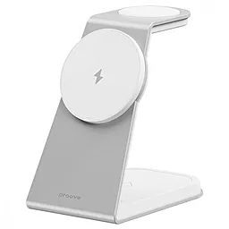 Бездротова док-станція Proove 3-in-1 15w wireless charger white (WSOP15020002) - фото Бездротова док-станція Proove 3-in-1 15w wireless charger white (WSOP15020002)