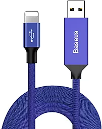 Кабель USB Baseus 5M Lightning Cable Blue (CALYW-M03)