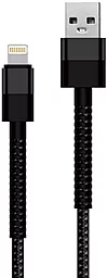 USB Кабель Walker C700 Lightning Cable Black