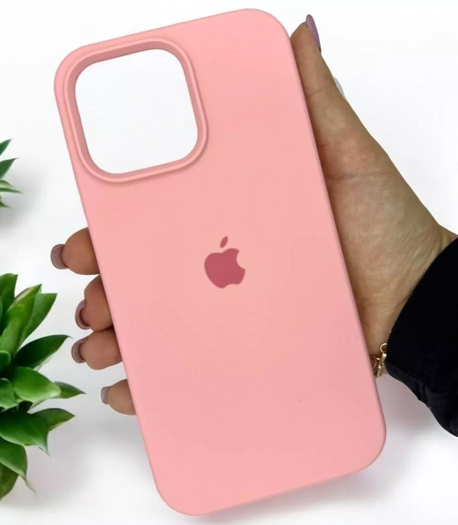 Чохол Silicone Case Full для Apple iPhone 13 Pro Max Pink - фото 3